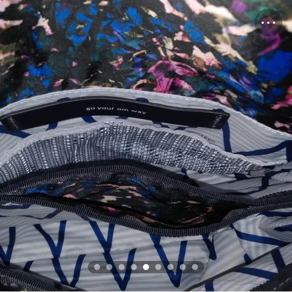 Lululemon Athletica Pink and Blue Crossbody Bag - Picture 8 of 12